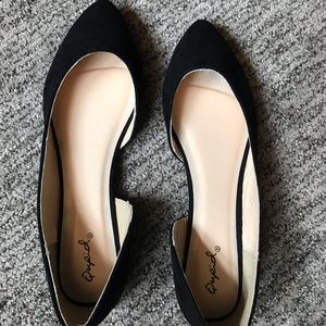 Black flats
